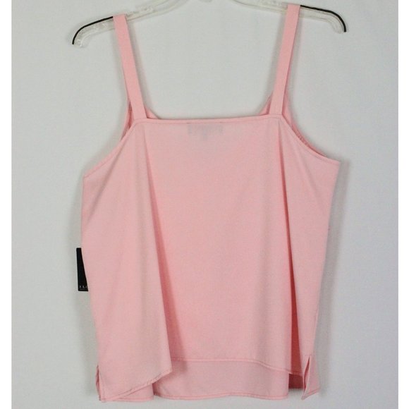 🌟HP🌟NWT Eloquii Pink Layered Ruffled Top Sz 16 - Picture 5 of 12